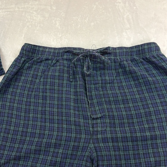 Club Room Men’s Navy/Green Plaid Cotton PJ Set XL - Picture 8 of 9